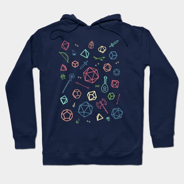 Dice Pattern 2 Hoodie by PixelSamuel